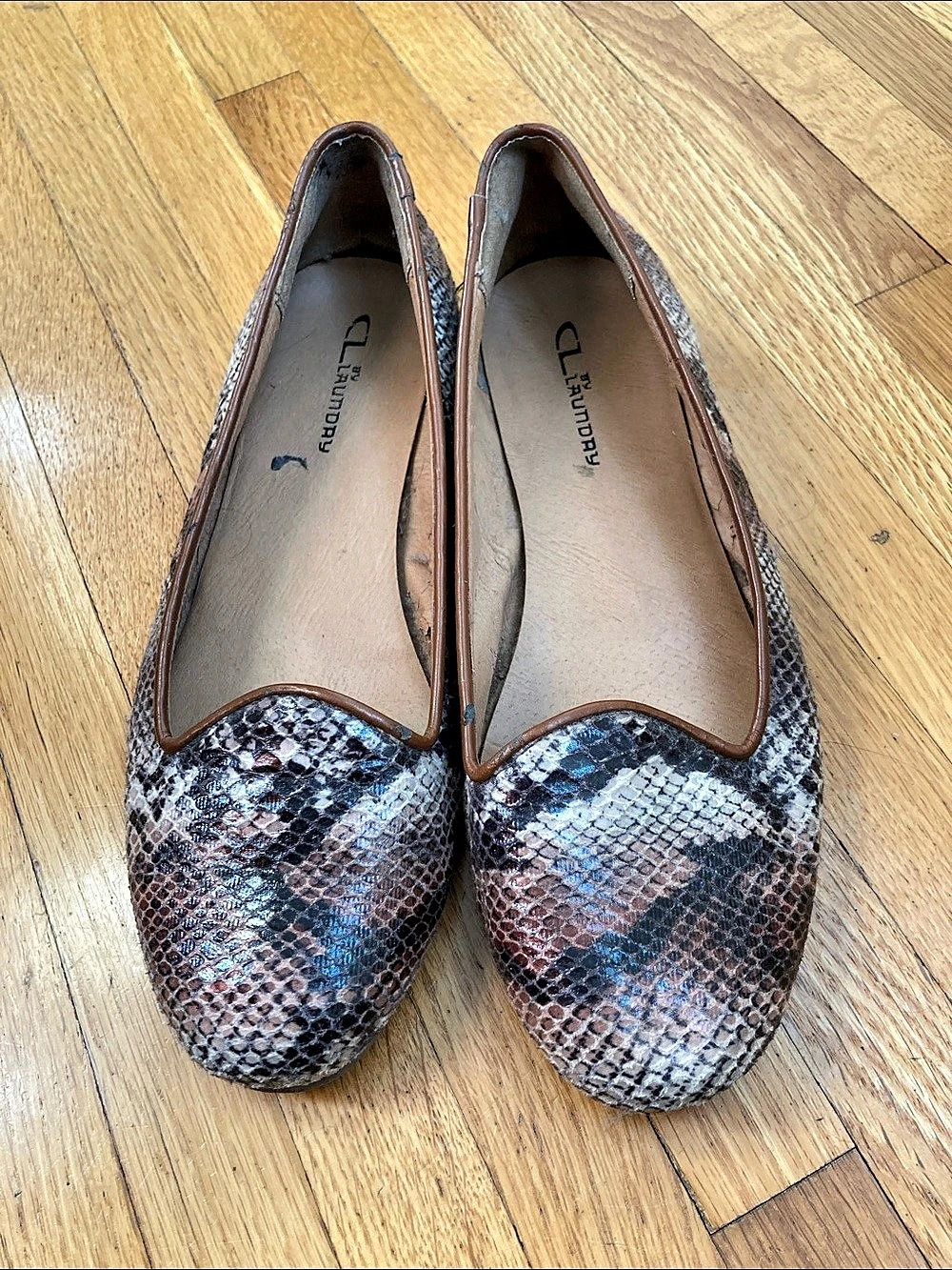 Chinese Laundry Women's Snake print ballet Flats Size 9